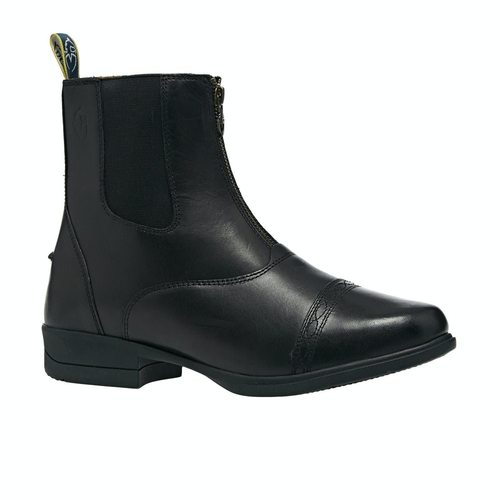 Moretta Moretta Women's Rosetta Leather Paddock Boots in Black