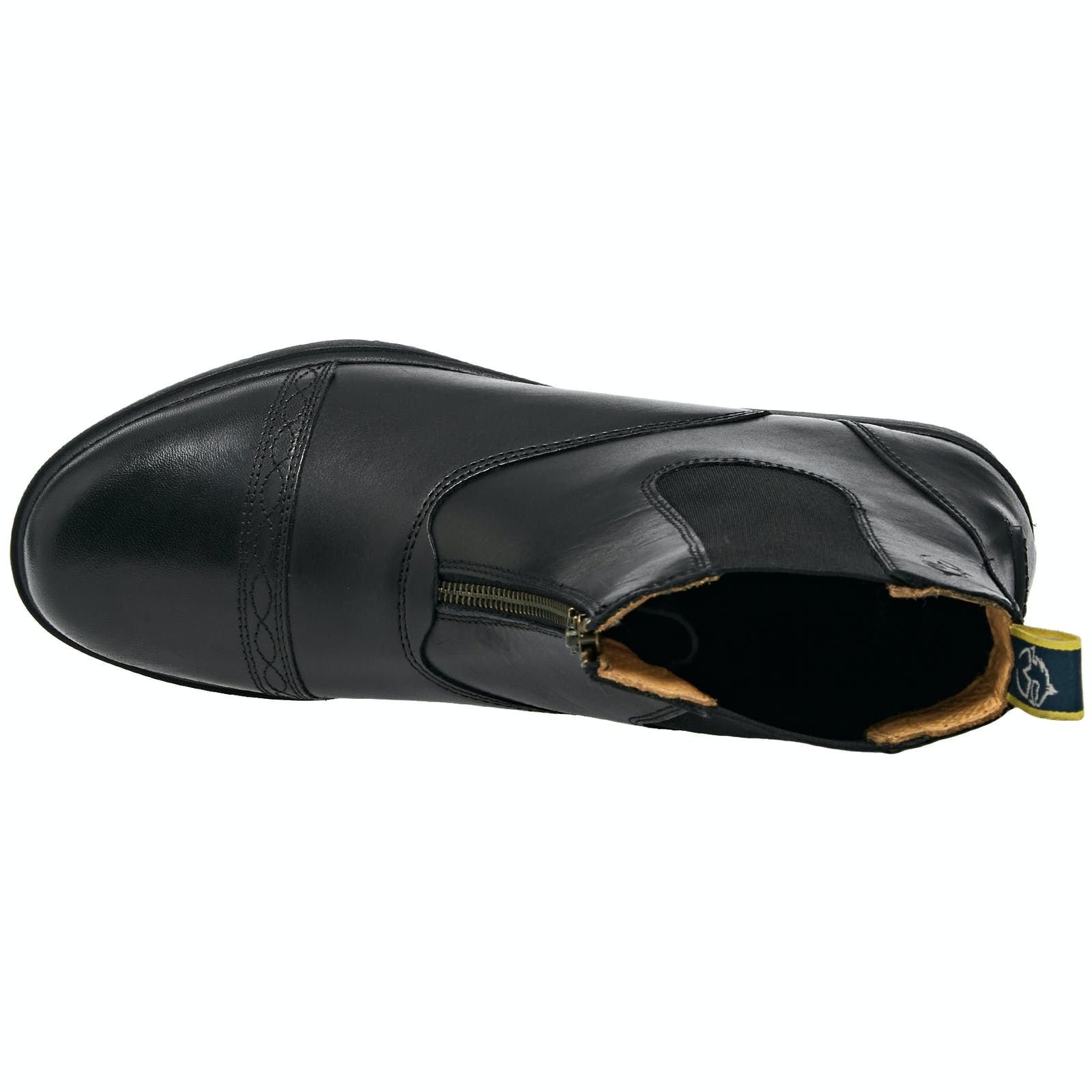 Moretta Moretta Women's Rosetta Leather Paddock Boots in Black - 3