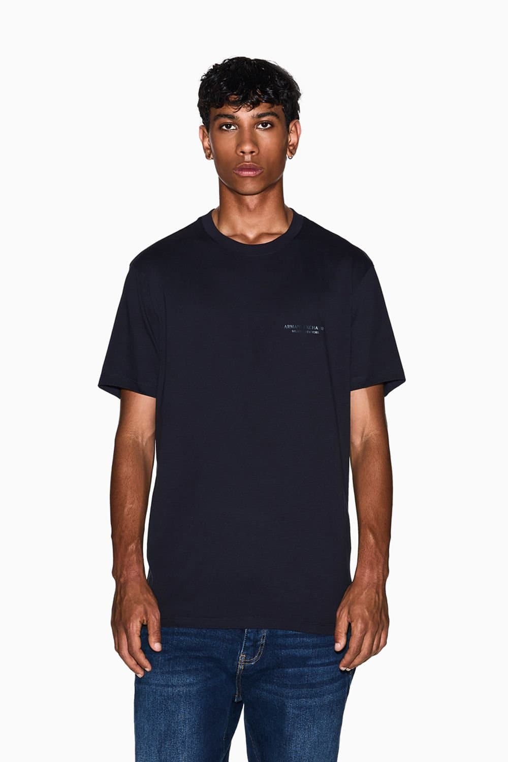 Armani Exchange Armani Exchange Navy Logo T-Shirt for Men