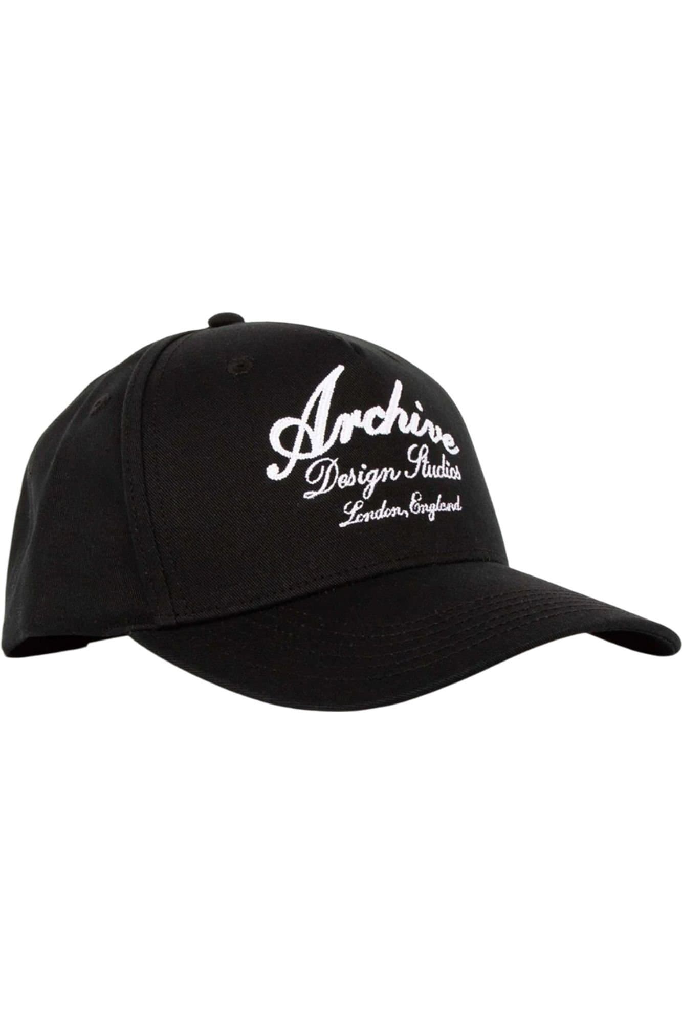 Archive Design Studios Archive Design Studios Men's Script Cap in Black