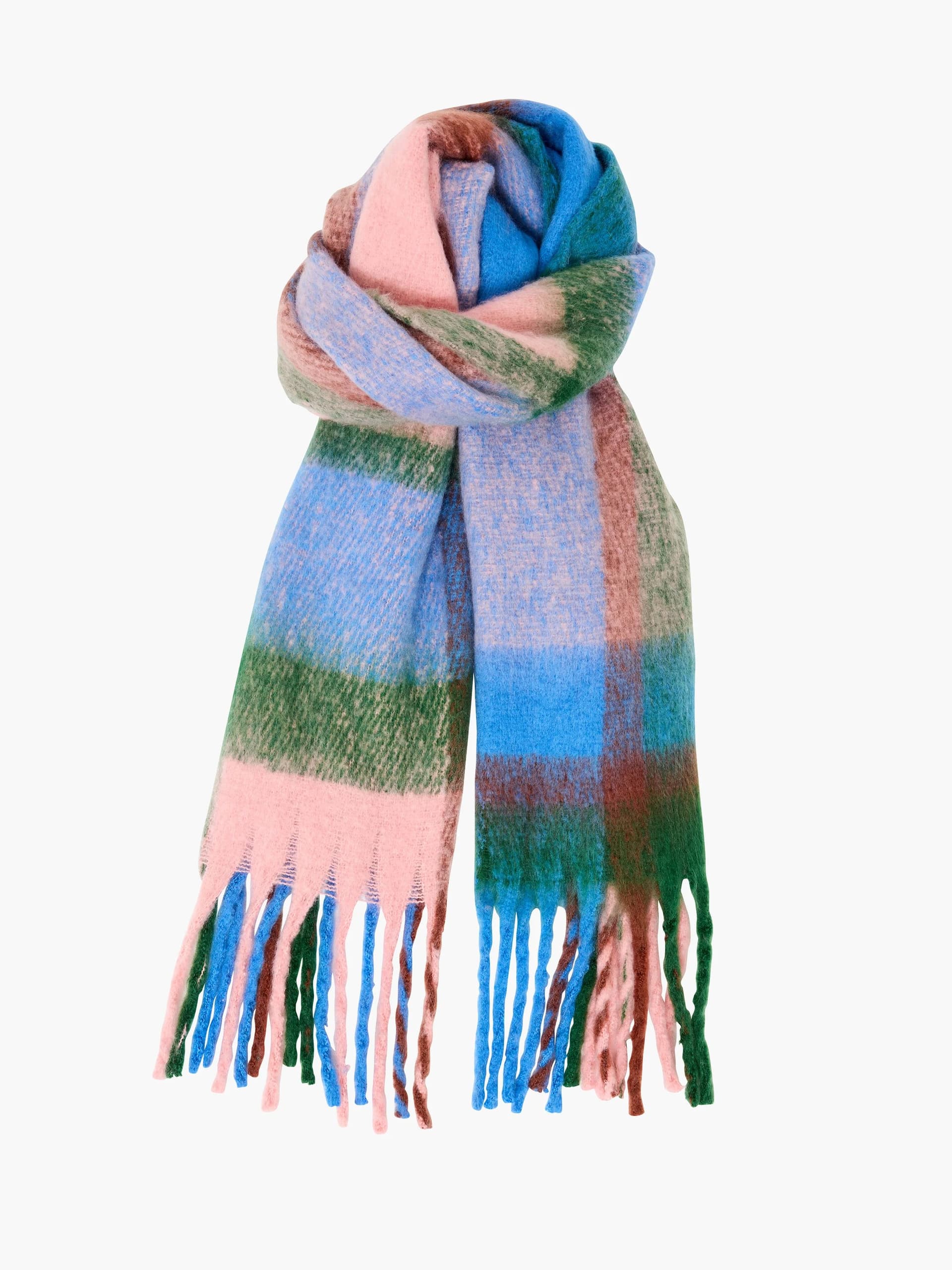 French Connection French Connection Multicoloured Check Scarf