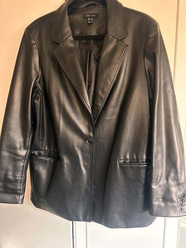 New Look Leather blazer - 1