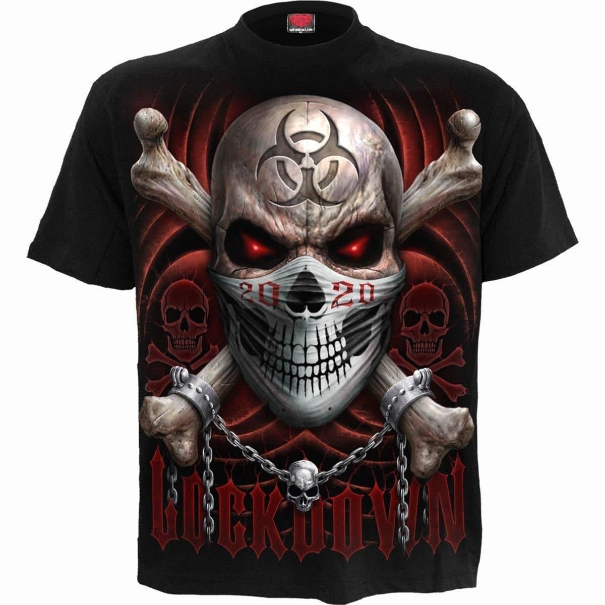 Spiral Spiral Men's LOCKDOWN 2020 - T-Shirt Black