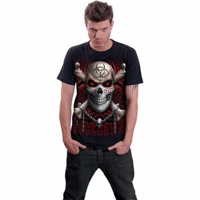 Spiral Spiral Men's LOCKDOWN 2020 - T-Shirt Black - 3