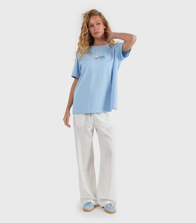 Skinnydip Women's Light Blue Miffy Summer State Printed T-Shirt Skinnydip New Look - 3