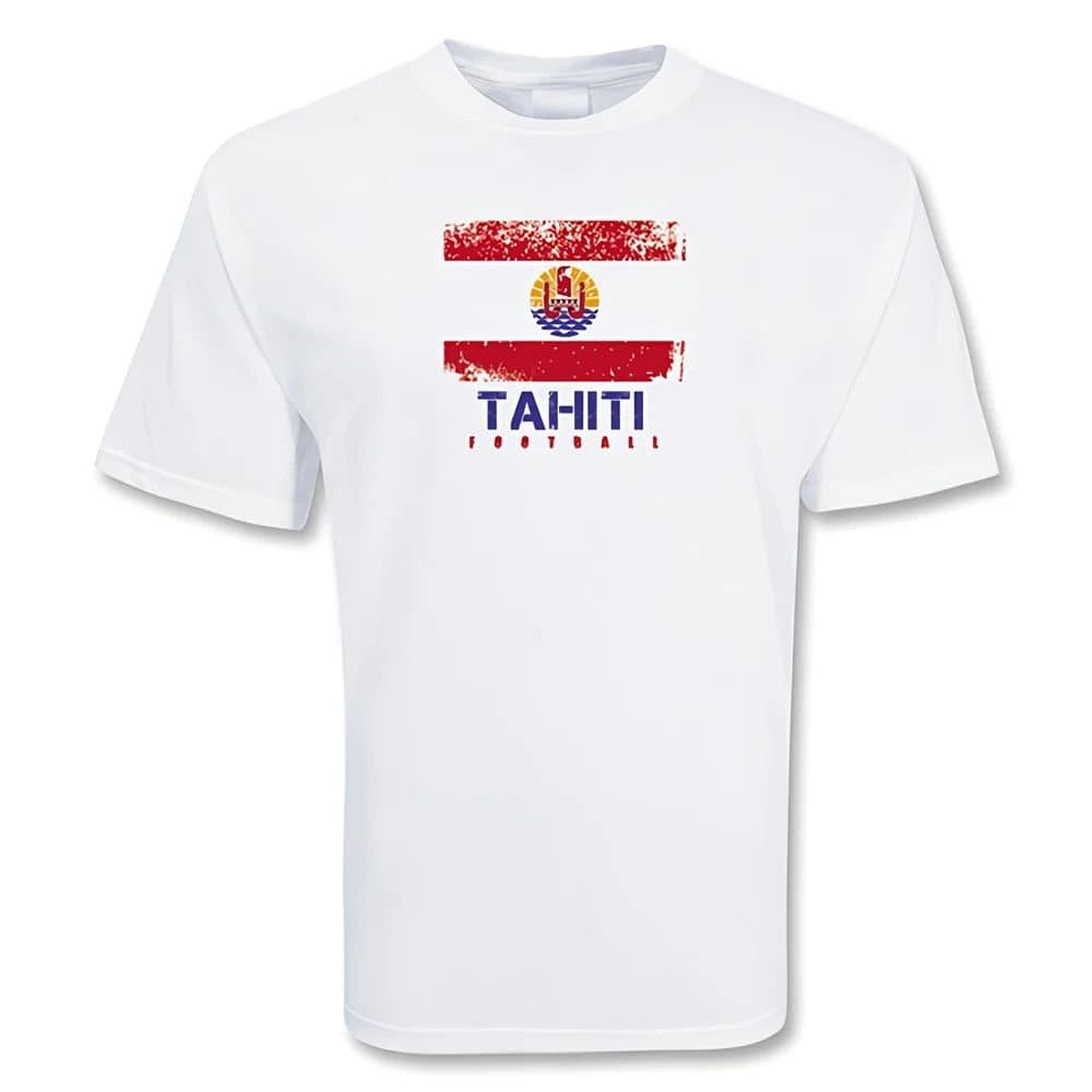 Tahiti Tahiti Men's Football T‑shirt in White