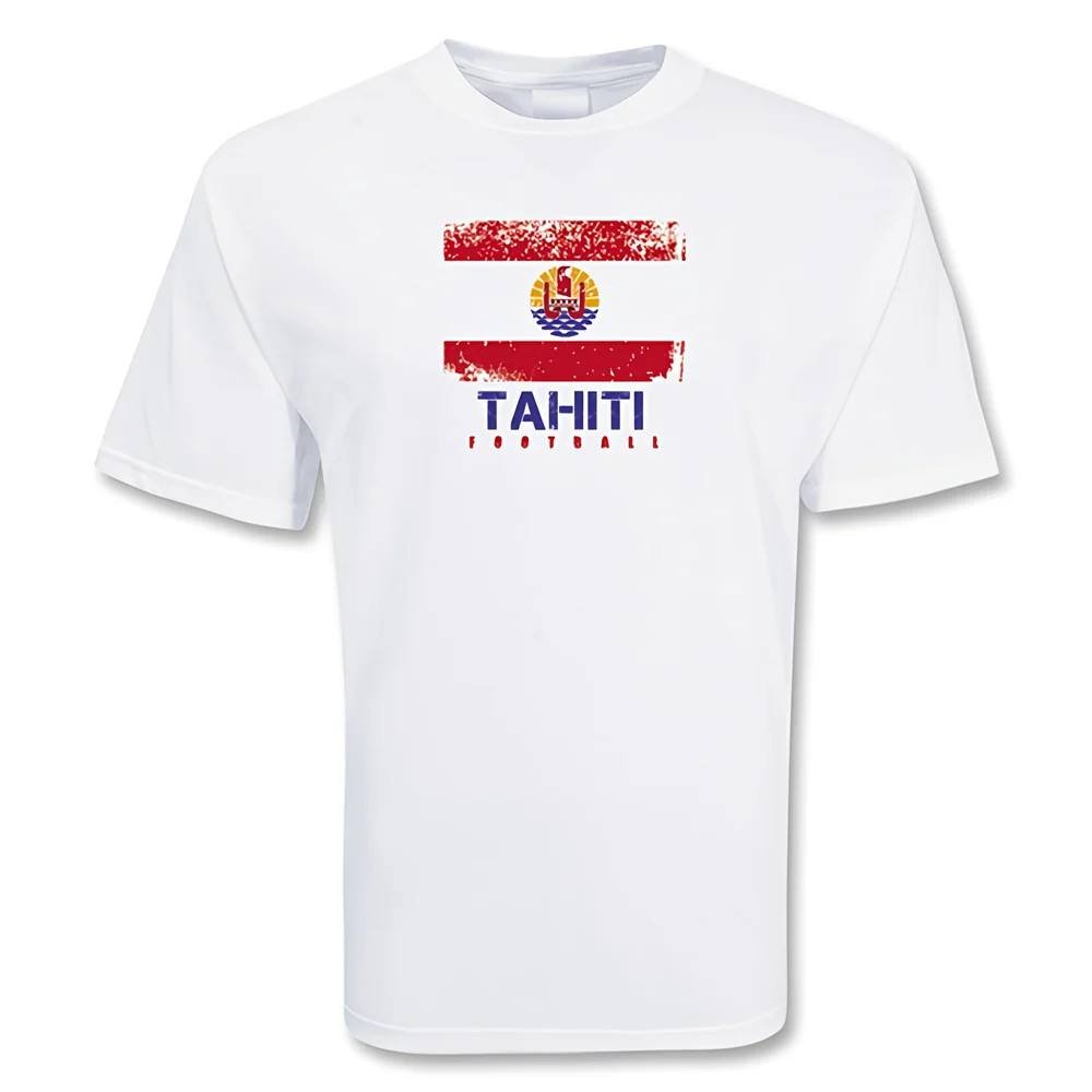 Tahiti Tahiti Men's Football T‑shirt in White - 3