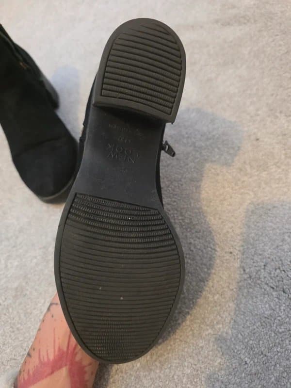 New Look Black ankle boots size 4