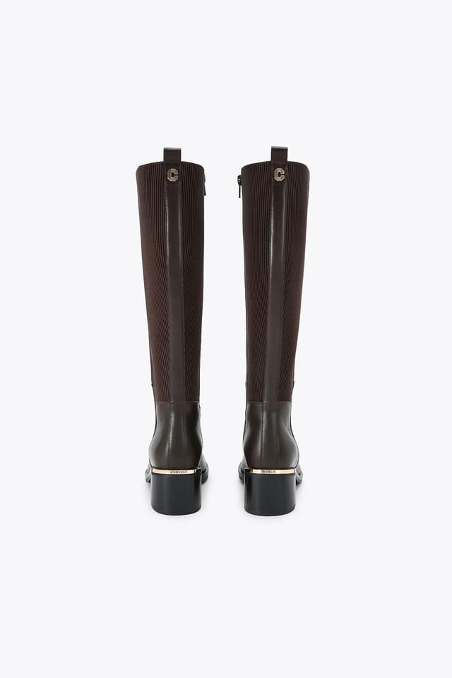 Carvela Carvela Women's 'Liberta Knee' Leather Boots in Brown - 3