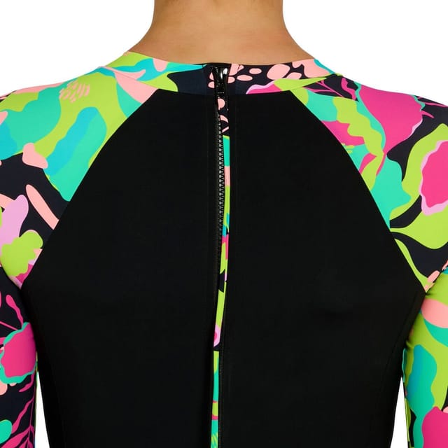 Zoggs Zoggs Women's Vivid Paddle One Piece Swimsuit in Black - 3