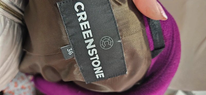 Greenstone Greenstone virgin wool cashmere purple coat size 8-10 - 1