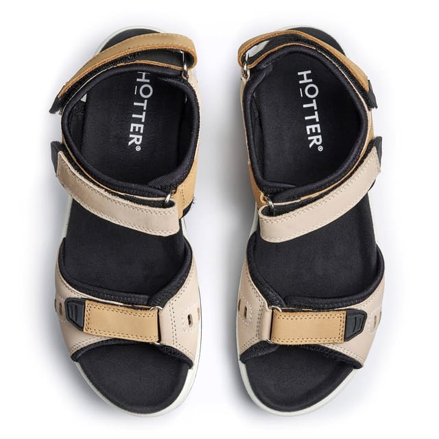 Hotter Hotter Women's 'Walk II' Sandals in Camel - 3