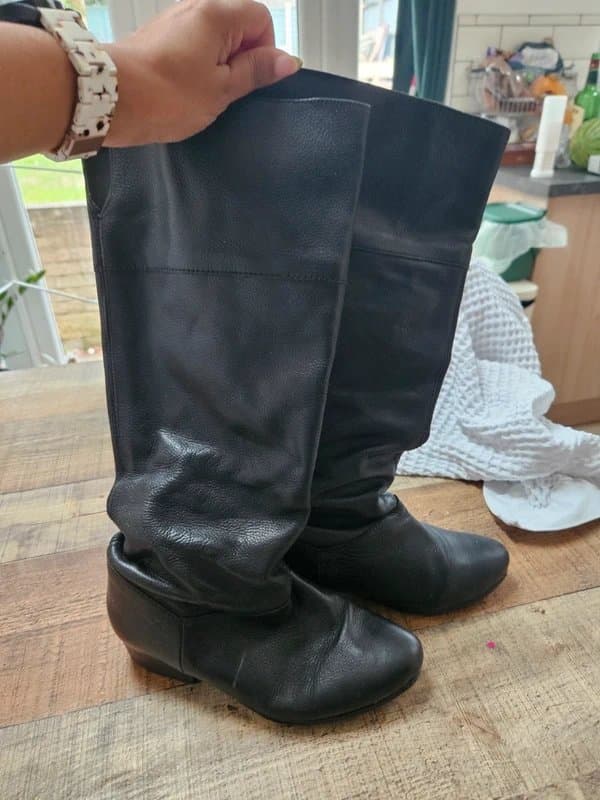 ASOS Asos leather boots, size 3