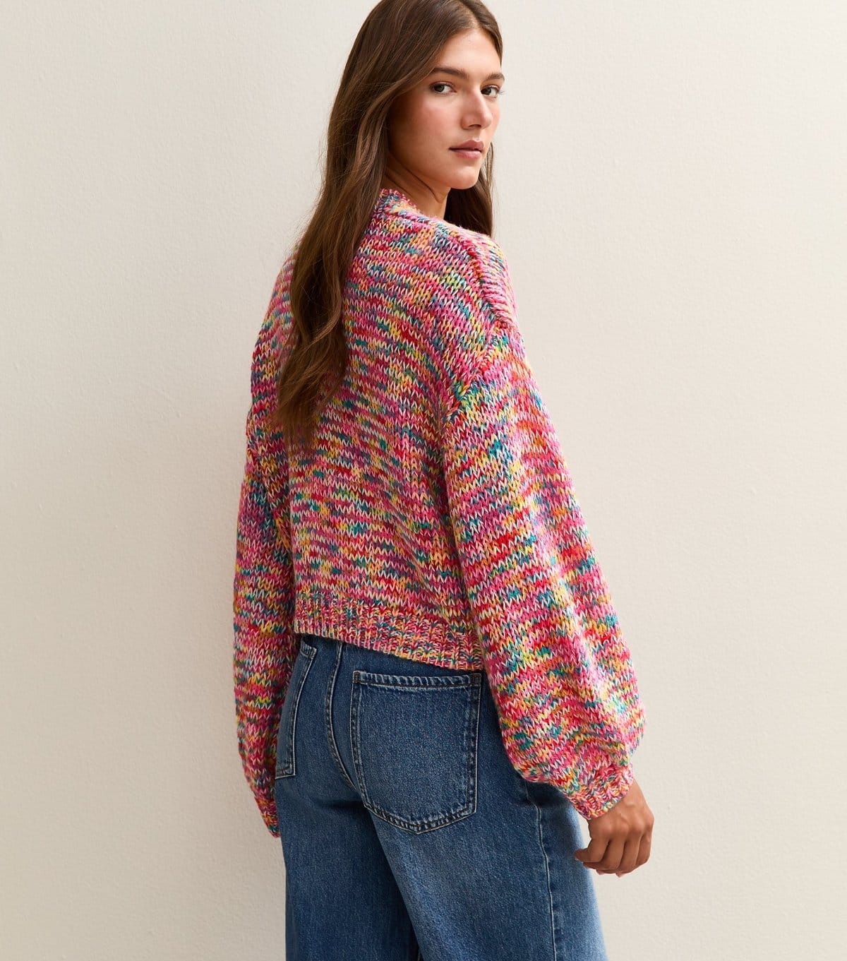 Sunshine Soul Women's Pink Balloon Sleeve Cardigan Sunshine Soul New Look - 4