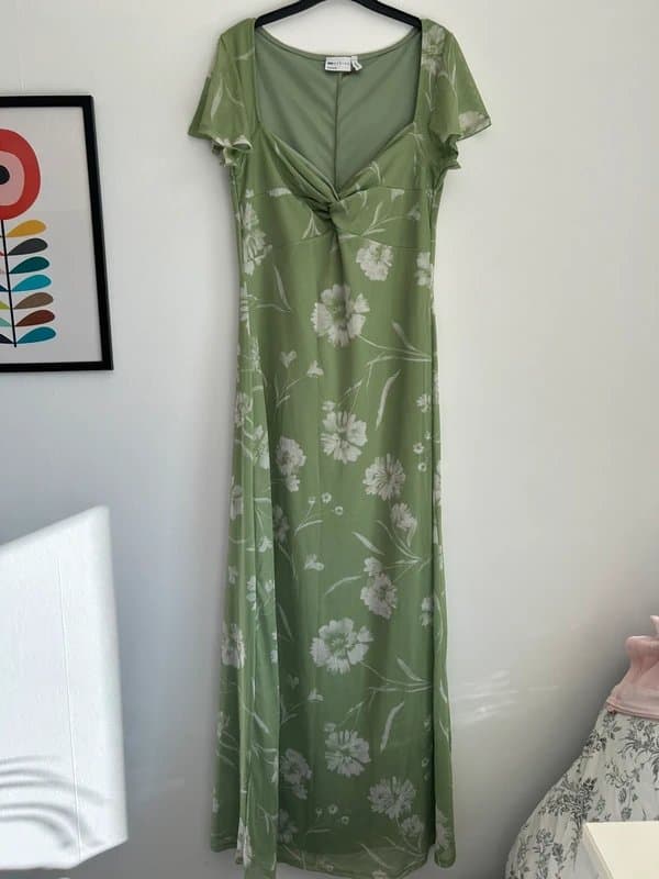 ASOS Design Green Maxi Dress
