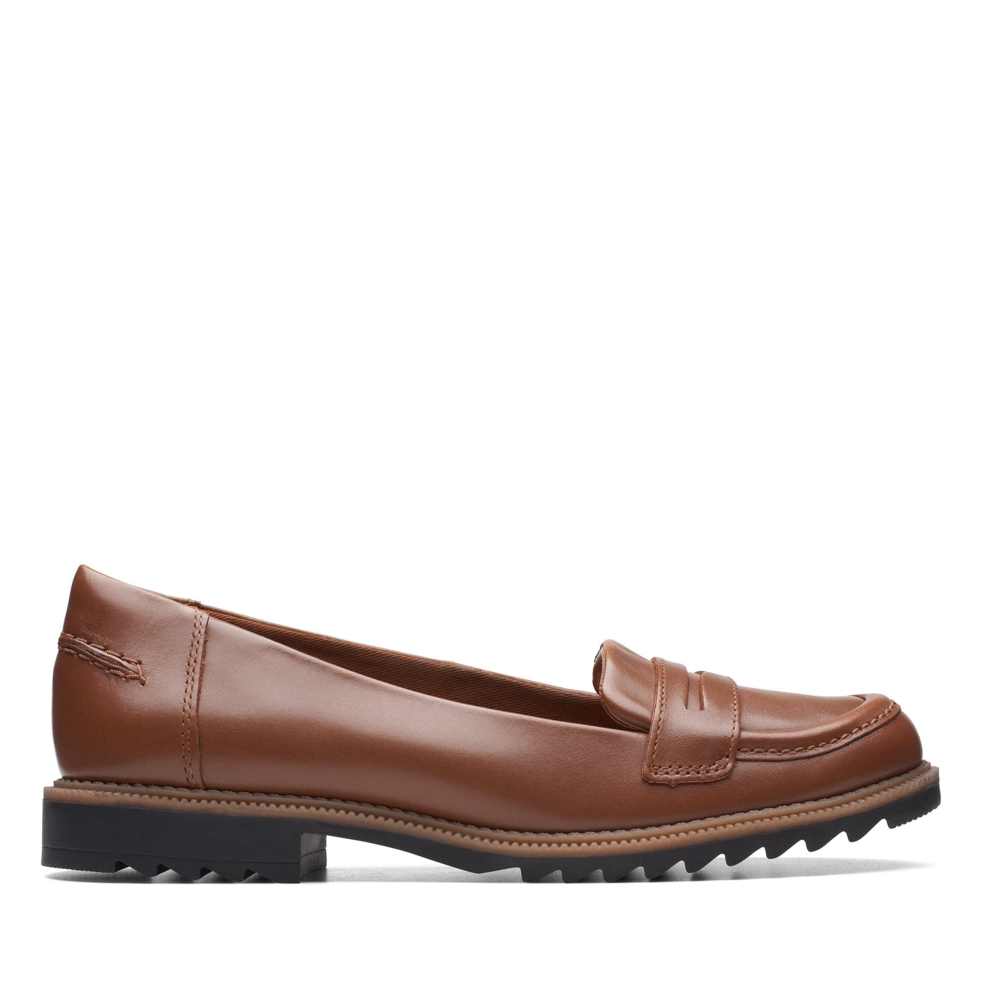 Clarks Clarks Brown Leather Loafers for Women