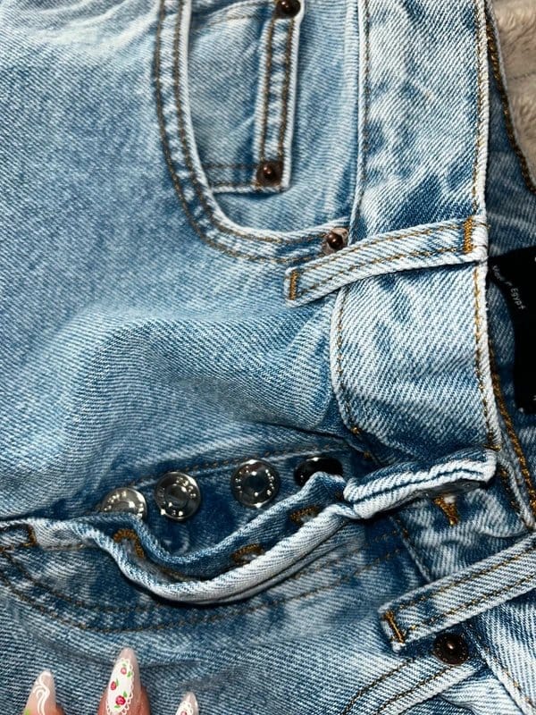 ASOS Light Blue Petite Mom Style Jeans W25/L26
