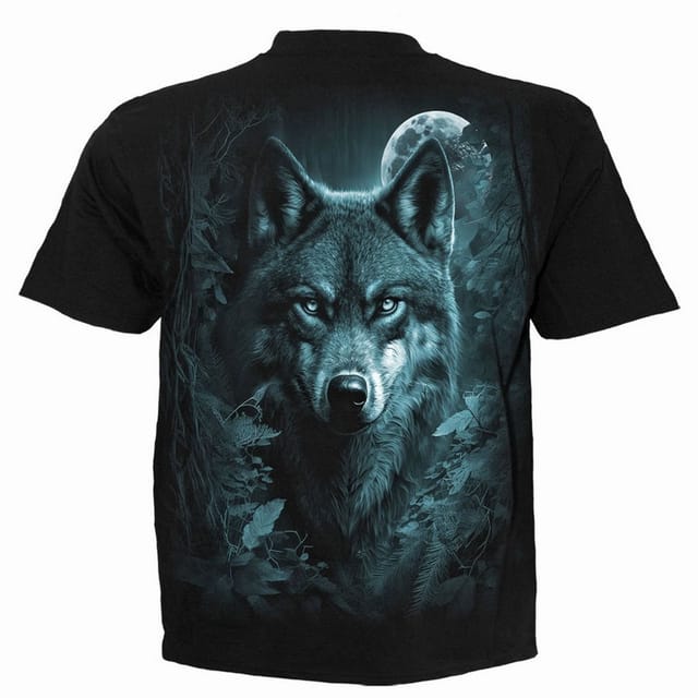 Spiral Direct Spiral Direct Men's Forest Guardians Back Print T-Shirt in Black - 2