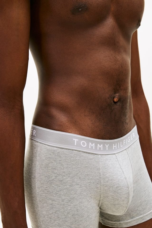 Tommy Hilfiger Tommy Hilfiger Men's 3P Trunk Dtm Dtm Blue/White/Silver - 2