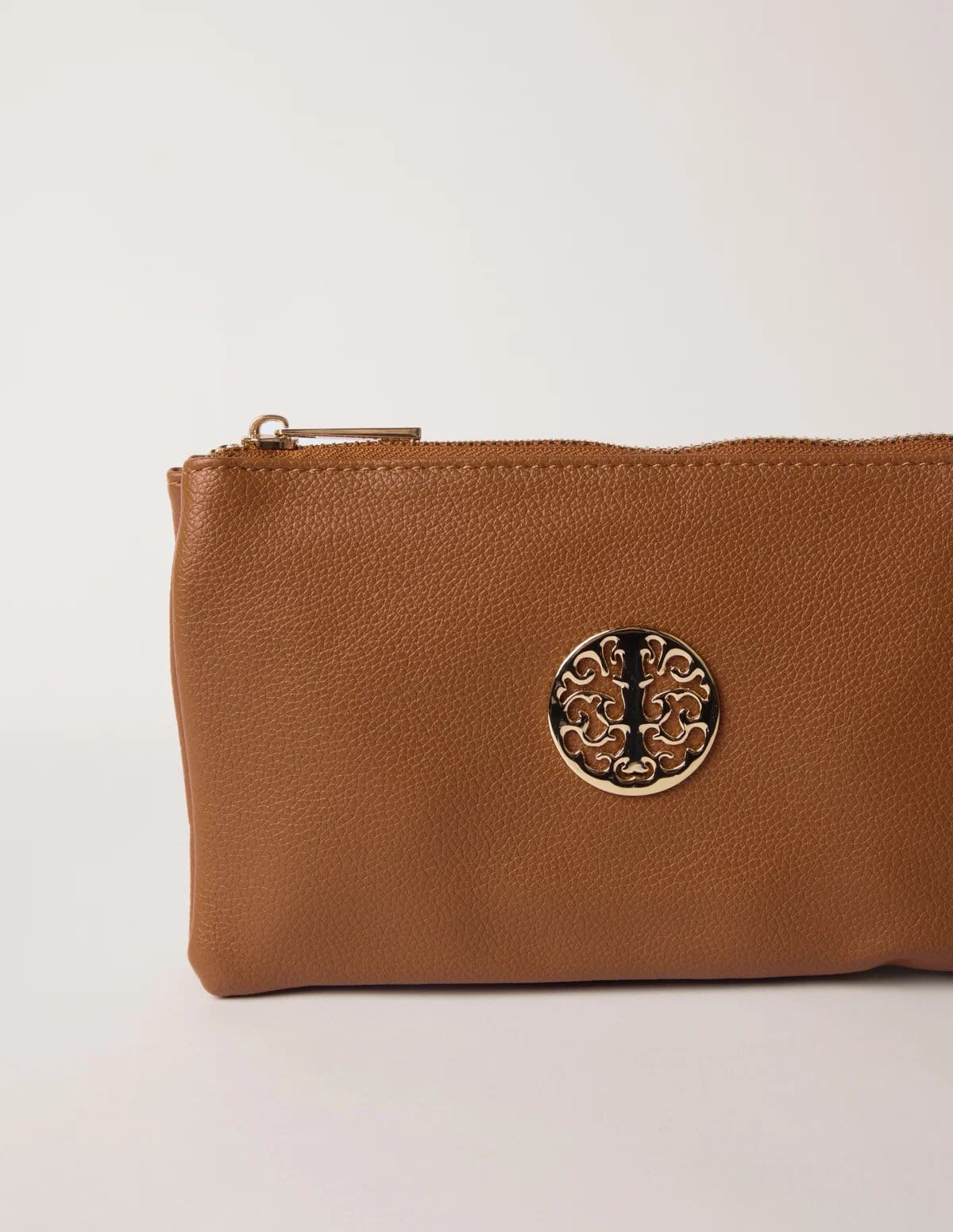 Blue Vanilla Detailed Zip Up Purse With Detachable Strap - 4