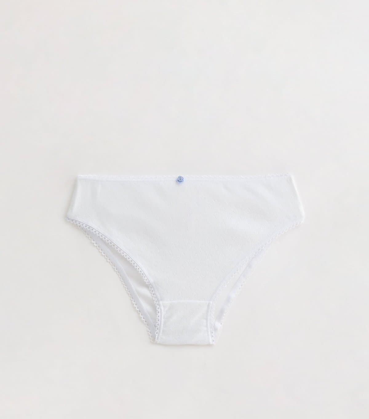 New Look Girls' White Heart Patterned Briefs New Look