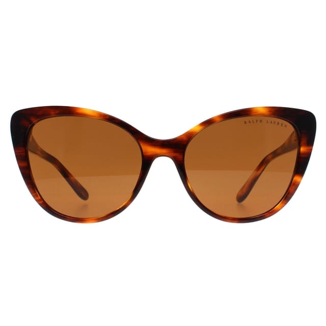 Ralph Lauren Ralph Lauren Women's Cat Eye Striped Havana Brown Gradient RL8215BU - 2
