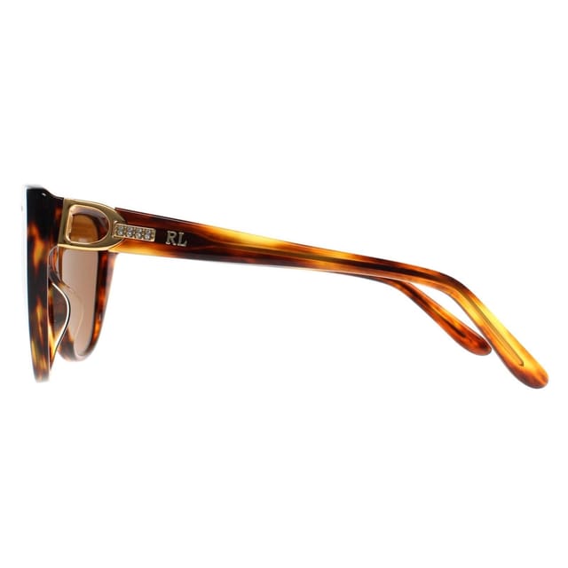 Ralph Lauren Ralph Lauren Women's Cat Eye Striped Havana Brown Gradient RL8215BU - 3
