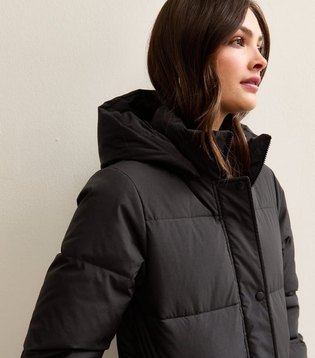 New Look Women's Tall Black Longline Puffer Coat New Look - 3