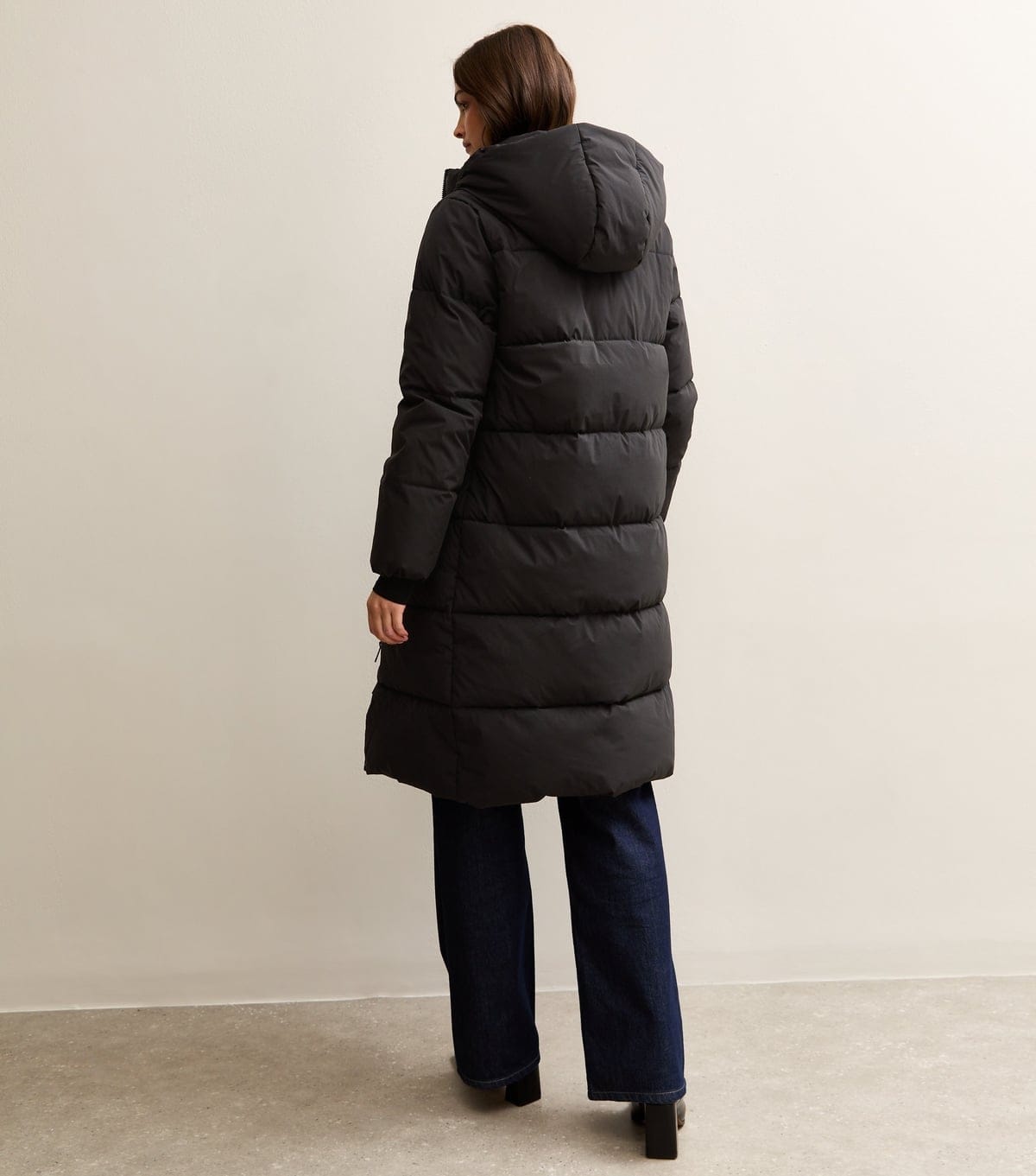 New Look Women's Tall Black Longline Puffer Coat New Look - 4