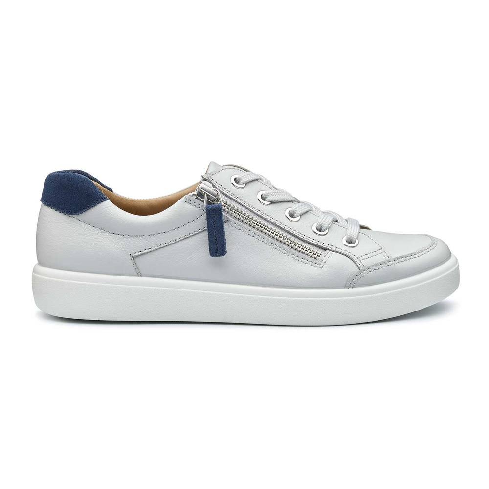 Hotter Hotter Women's 'Chase II' Deck Shoes in Light Grey - 2