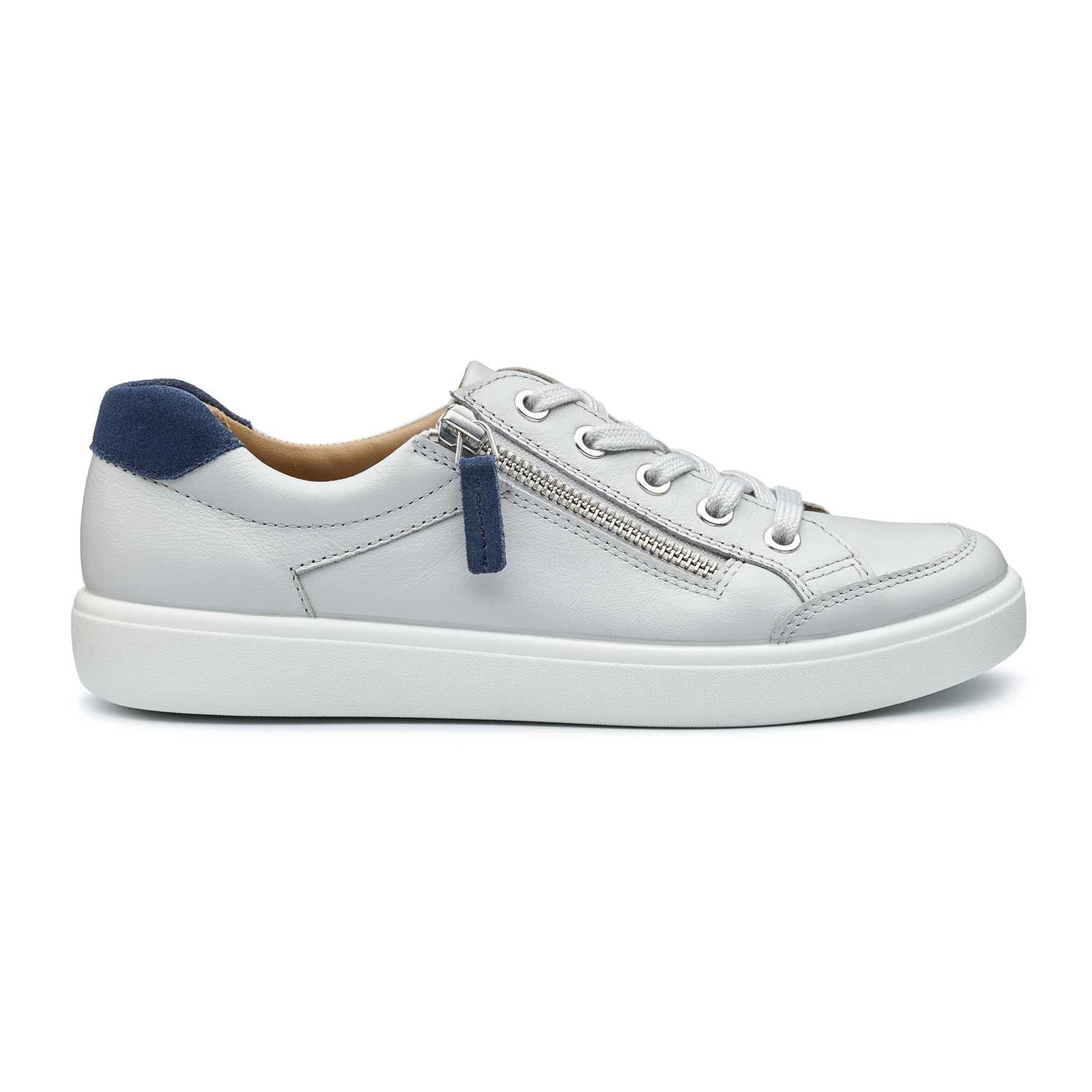 Hotter Hotter Women's 'Chase II' Deck Shoes in Light Grey - 3