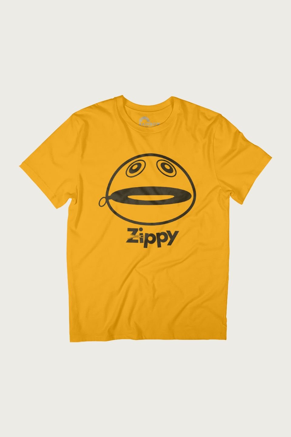 Rainbow Rainbow Men's Zippy Unzipped T-Shirt in Gold - 2
