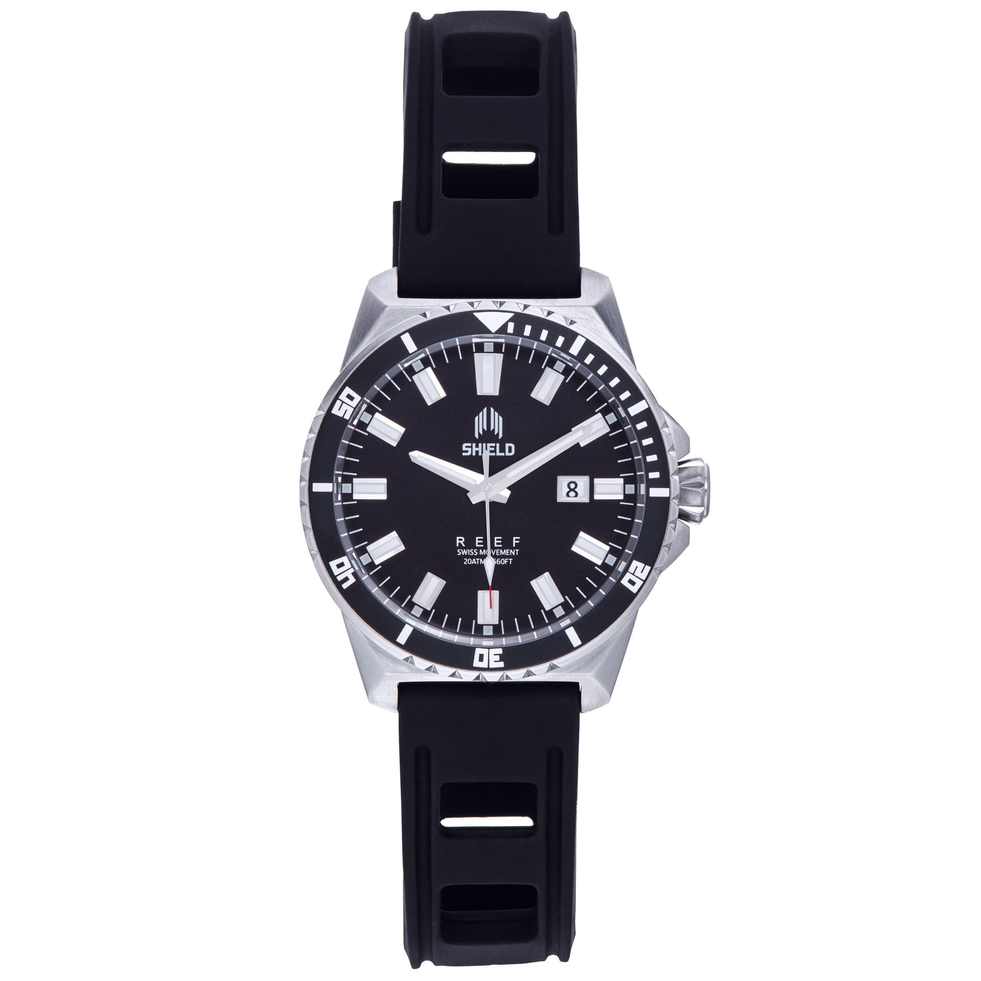 Shield Shield Men's Reef Strap Watch w/Date - Black