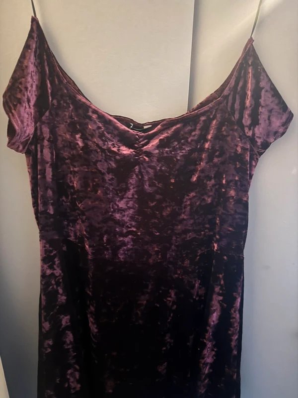 New Look New look purple velvet dress - 1