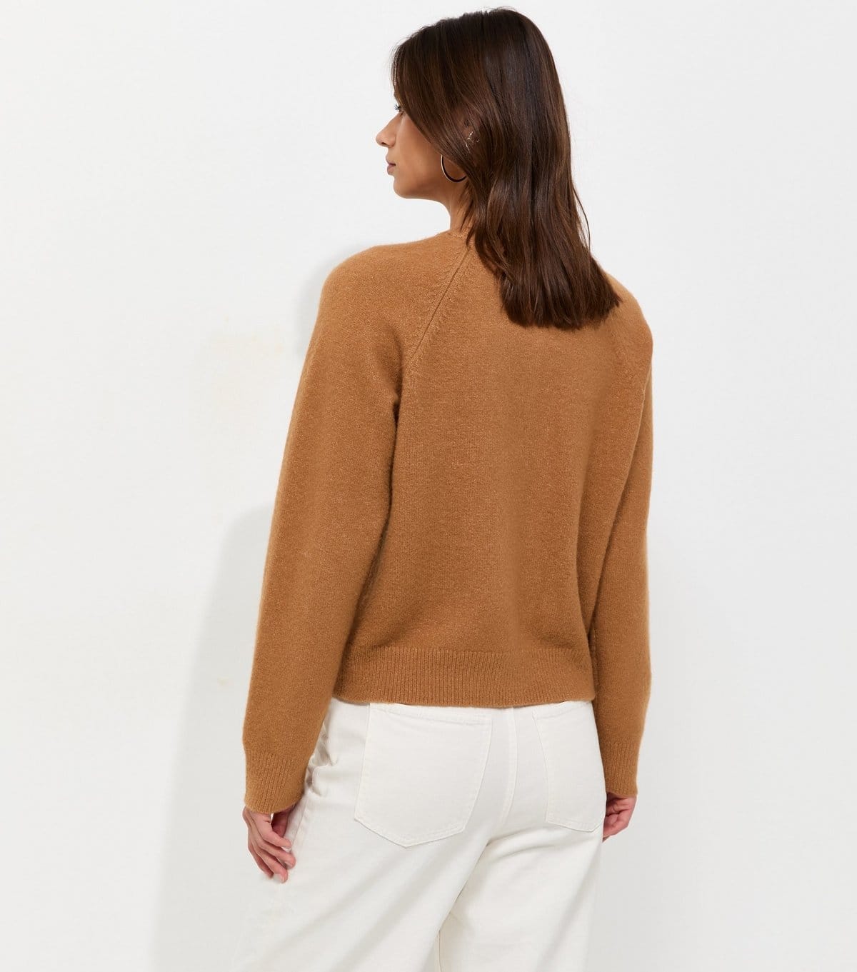 New Look Women's Stone Knitted Meet The Jean Raglan Cardigan New Look - 4