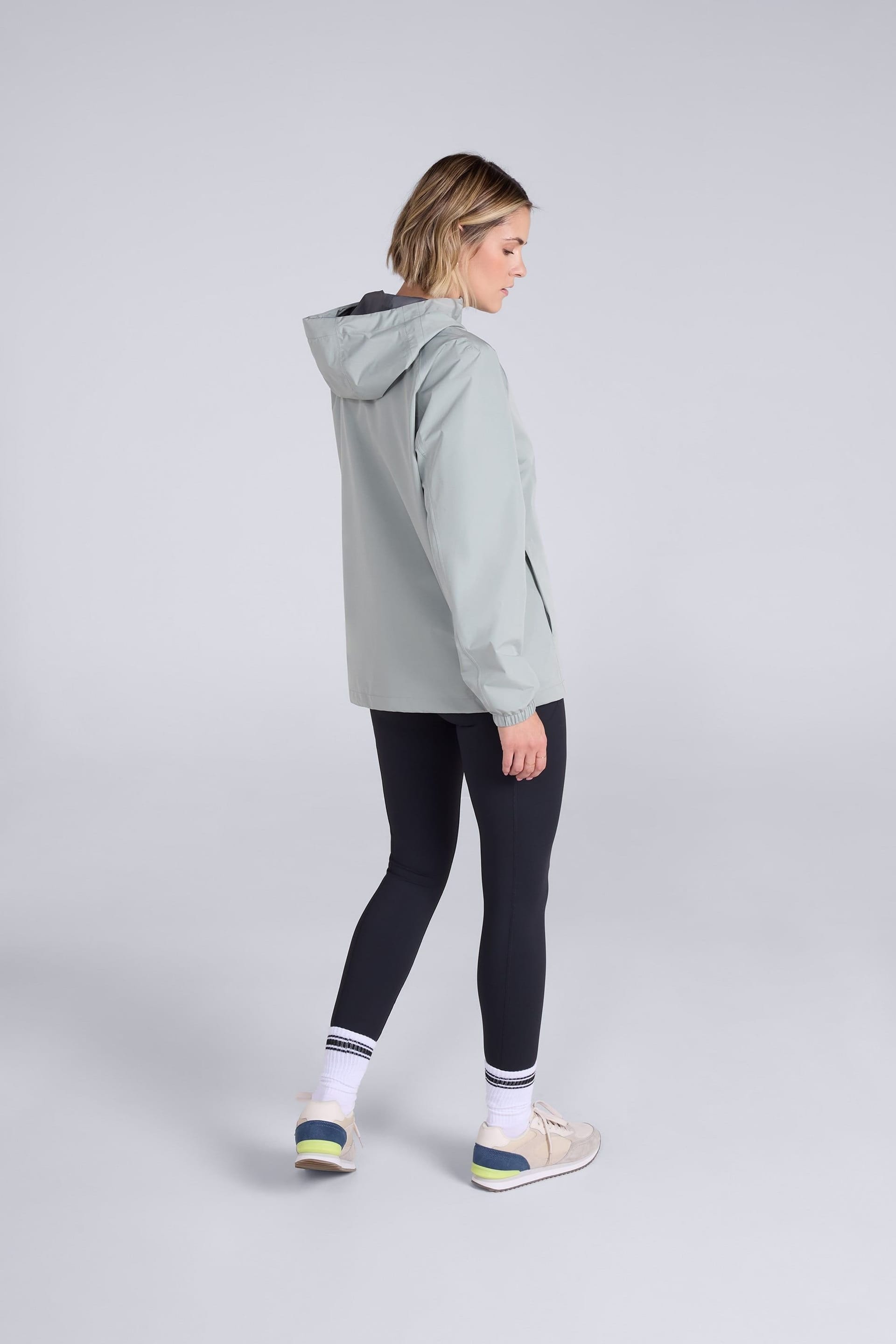 Animal Animal Women's 'Reid' Lightweight Active Waterproof 2.5L Packable Outdoor Jacket in Mint - 4