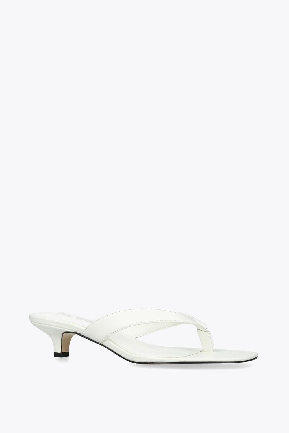 Steve Madden STEVE MADDEN Women's 'Tracie' Suede Sandals in White - 4