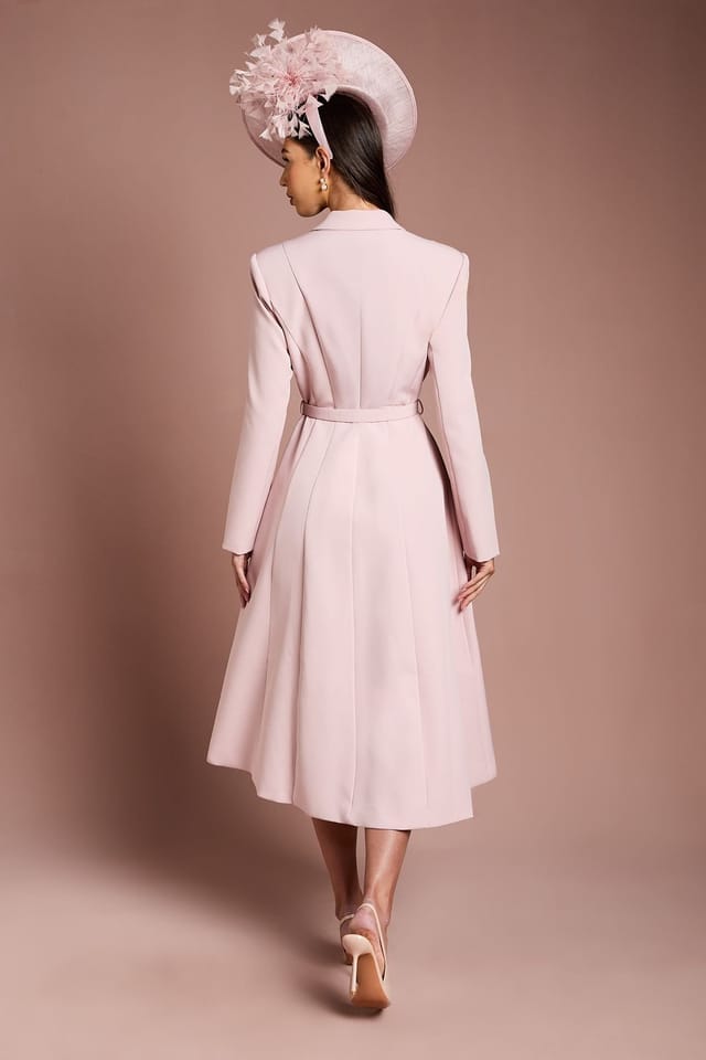 Coast Coast Women's Lisa Tan Tailored Coat in Blush - 3