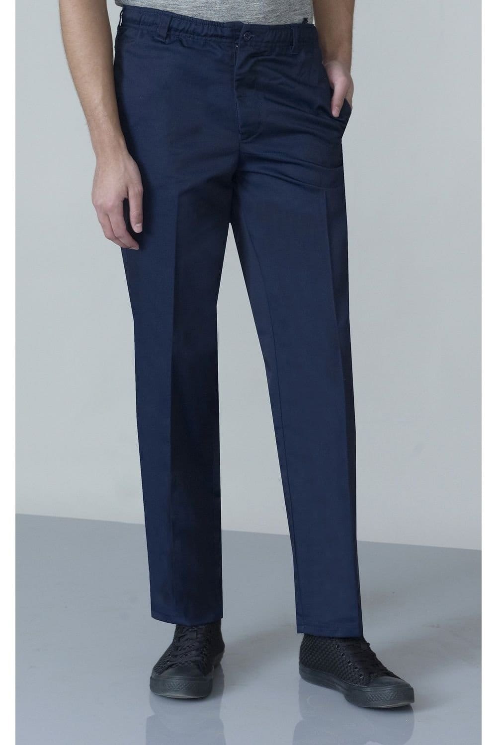 Duke Clothing Duke Clothing Men's D555 Basilio Elasticated Waist Rugby Trousers in Navy - 4