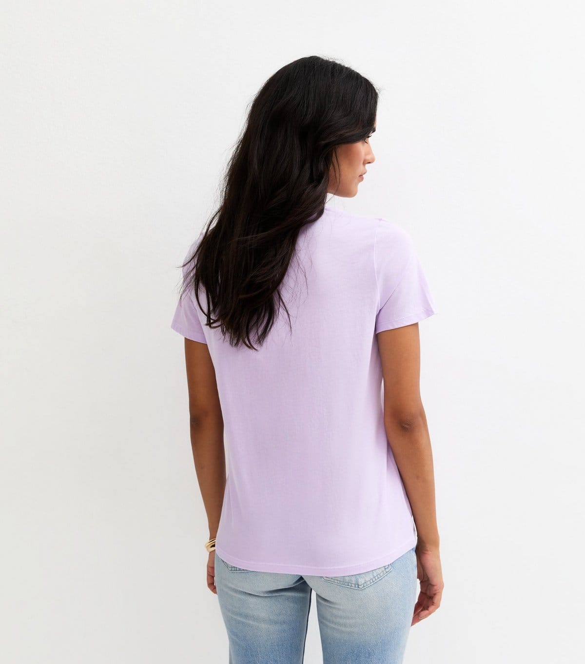 New Look Women's Lilac Daisy Print T-Shirt New Look - 4