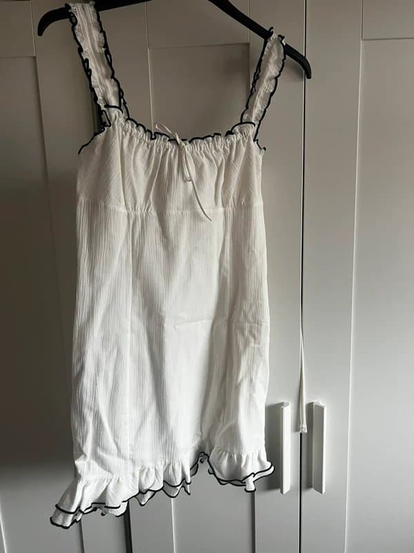 Bershka Bershka summer dress with contrast stitching detail