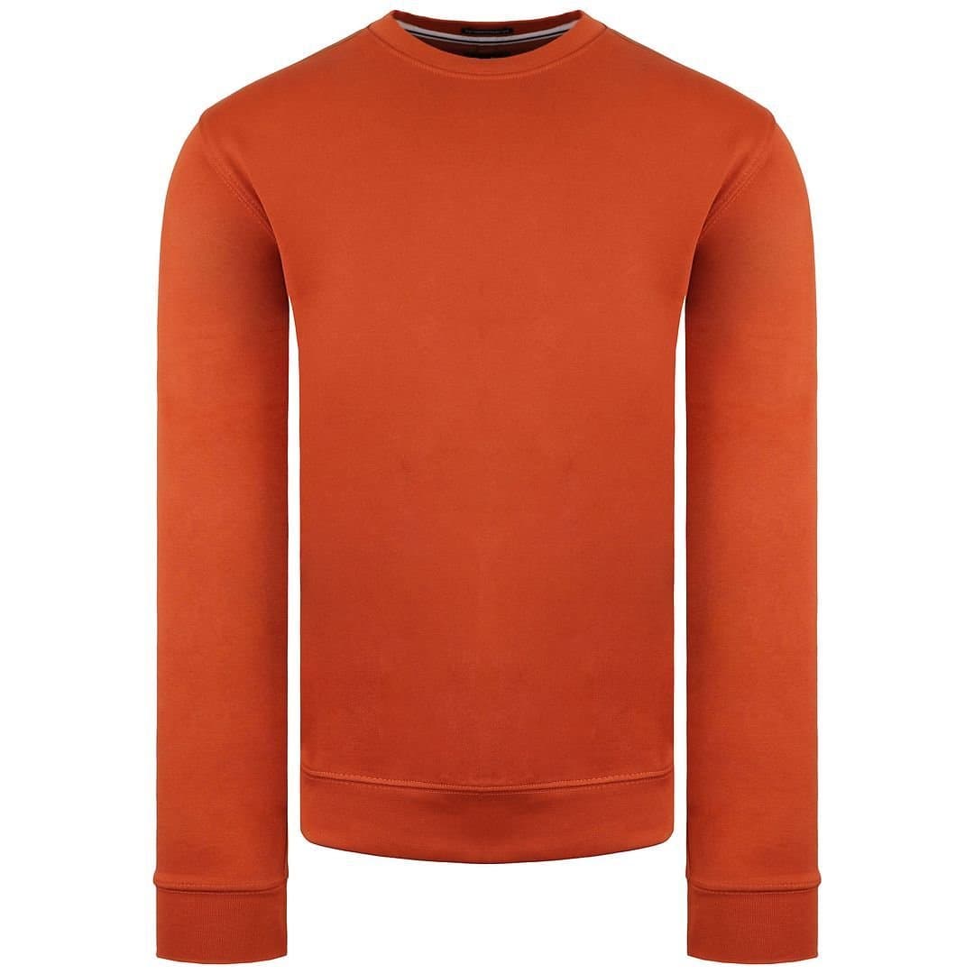 Weekend Offender Weekend Offender Men's Long Sleeve Crew Neck Orange F-Bomb Sweater in Gold