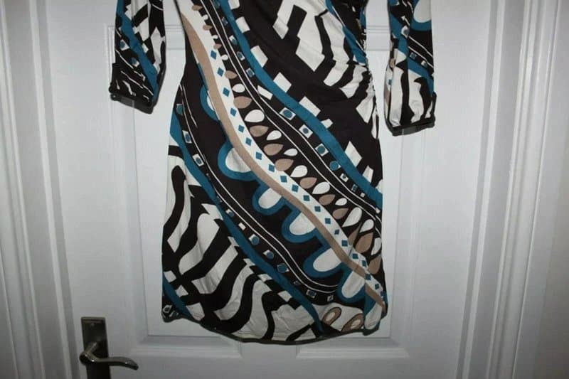 New Look New Look Dress Ladies Bold Patterned Size 10 Summer Evening Party Casual Womens