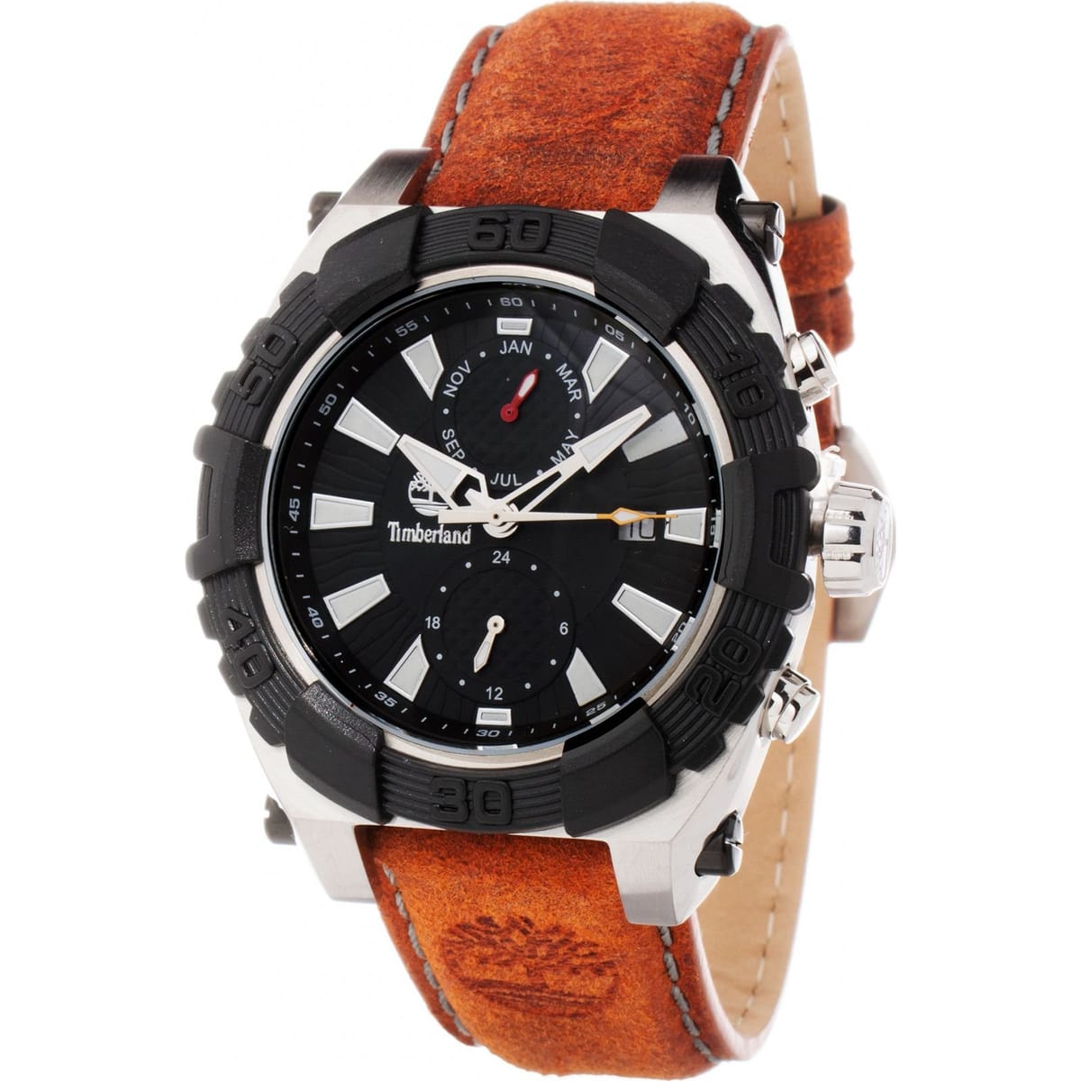 Timberland Timberland Men's TBL1331JS-02C 45mm Quartz Watch in Brown - 1
