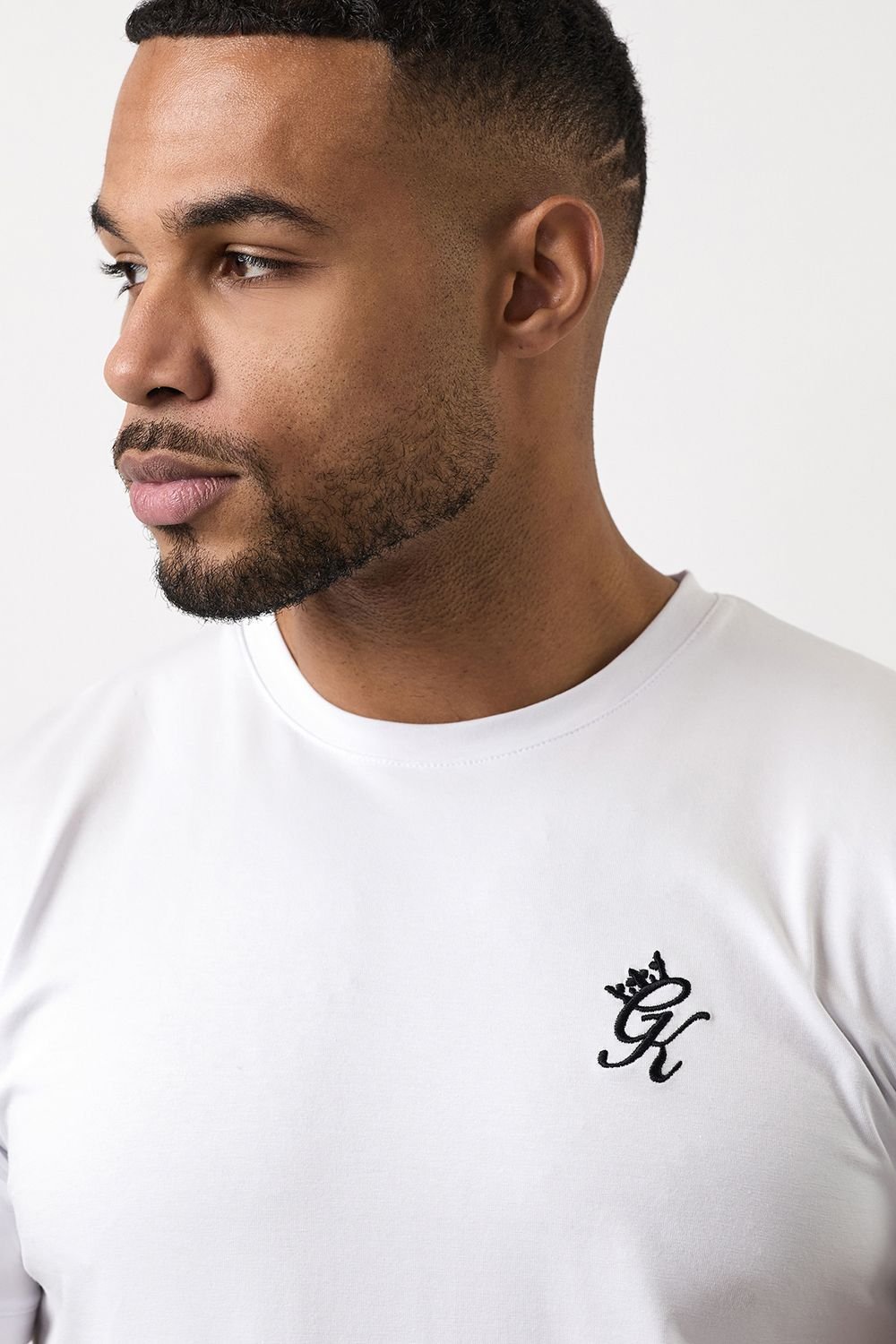 Gym King GYM KING Men's Fundamental Jersey Tee White - 3