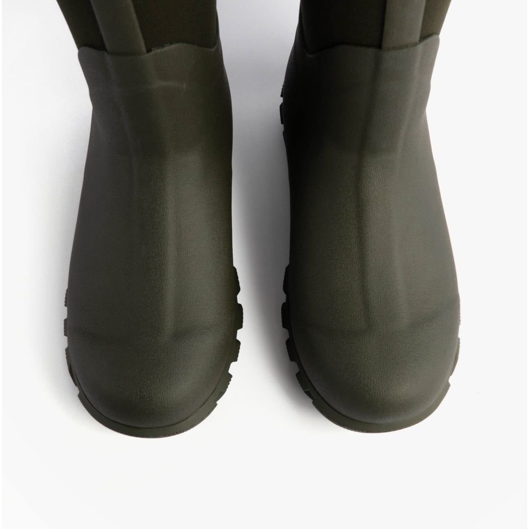 Mud Dogs Mud Dogs Men's Rutland Tall Pull On Knee High Neoprene Wellington Boots in Green - 2