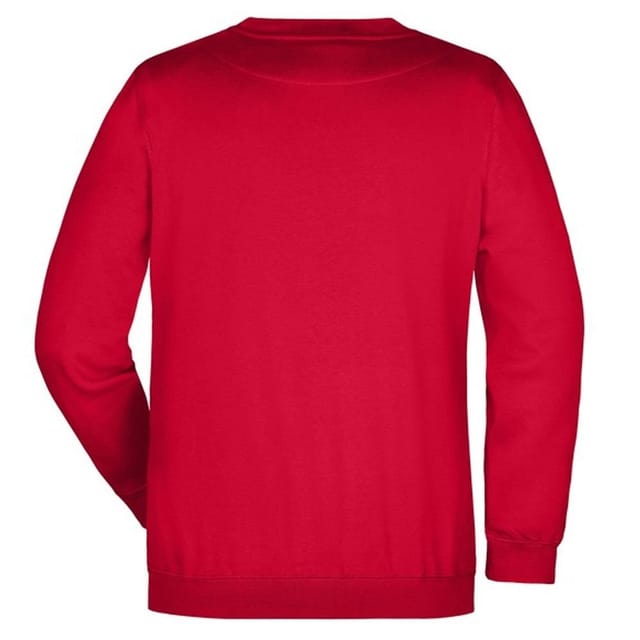 James and Nicholson James and Nicholson Men's Heavy Sweatshirt in Red - 2