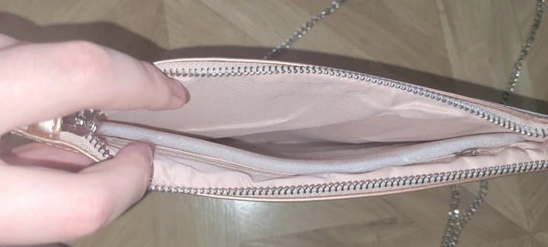 New Look New Look Rose Gold Sequin Clutch Bag