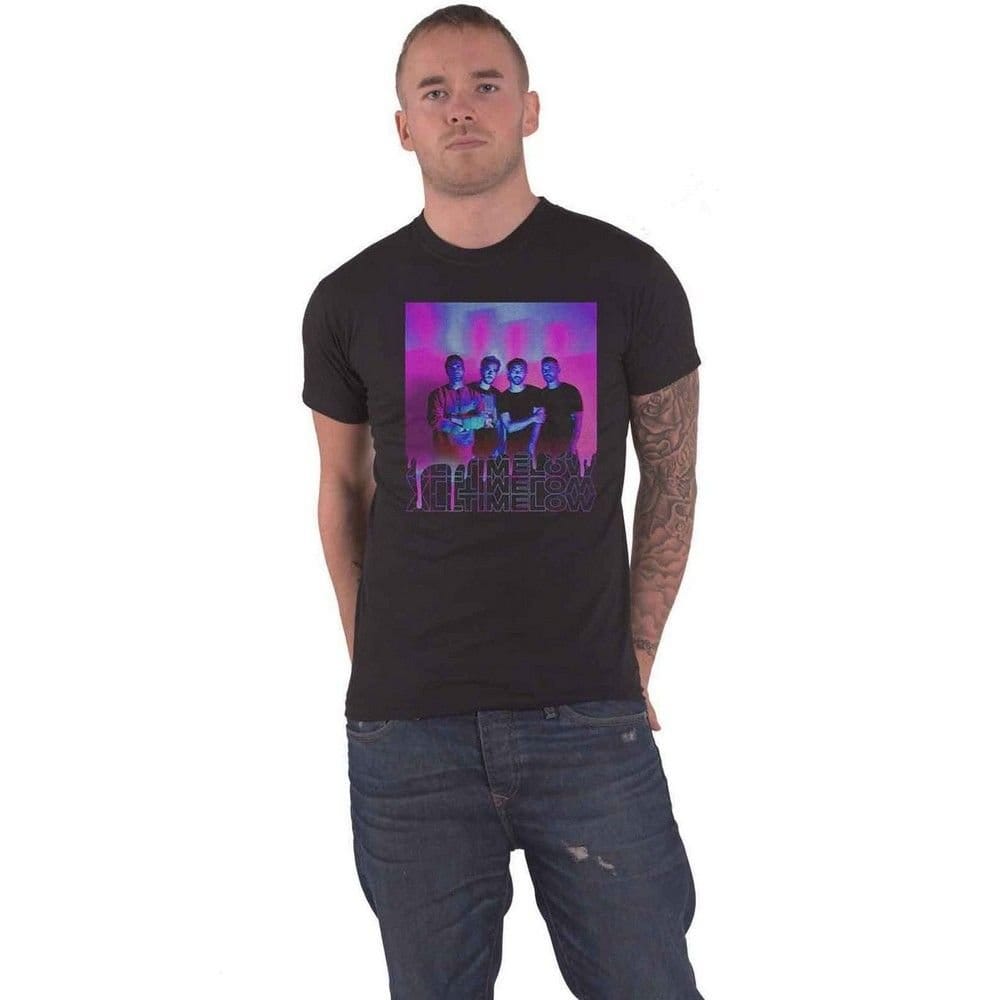 All Time Low Men's Blurry Monster Cotton T-Shirt in Black