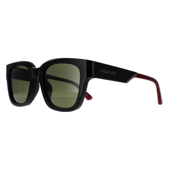 Gucci Gucci Men's Square Black with Green & Red Green GG1670SK - 2